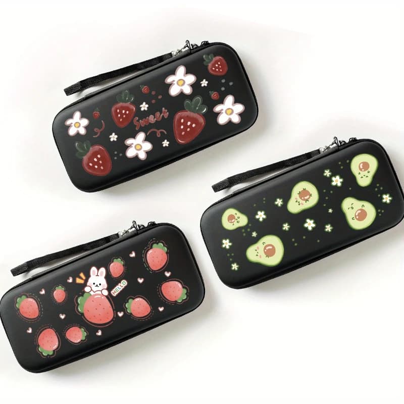 Borse portaoggetti Fruit Nintendo Switch Scatola protettiva per maniglia Custodia protettiva per console di gioco portatile per borsa portaoggetti con maniglia da viaggio