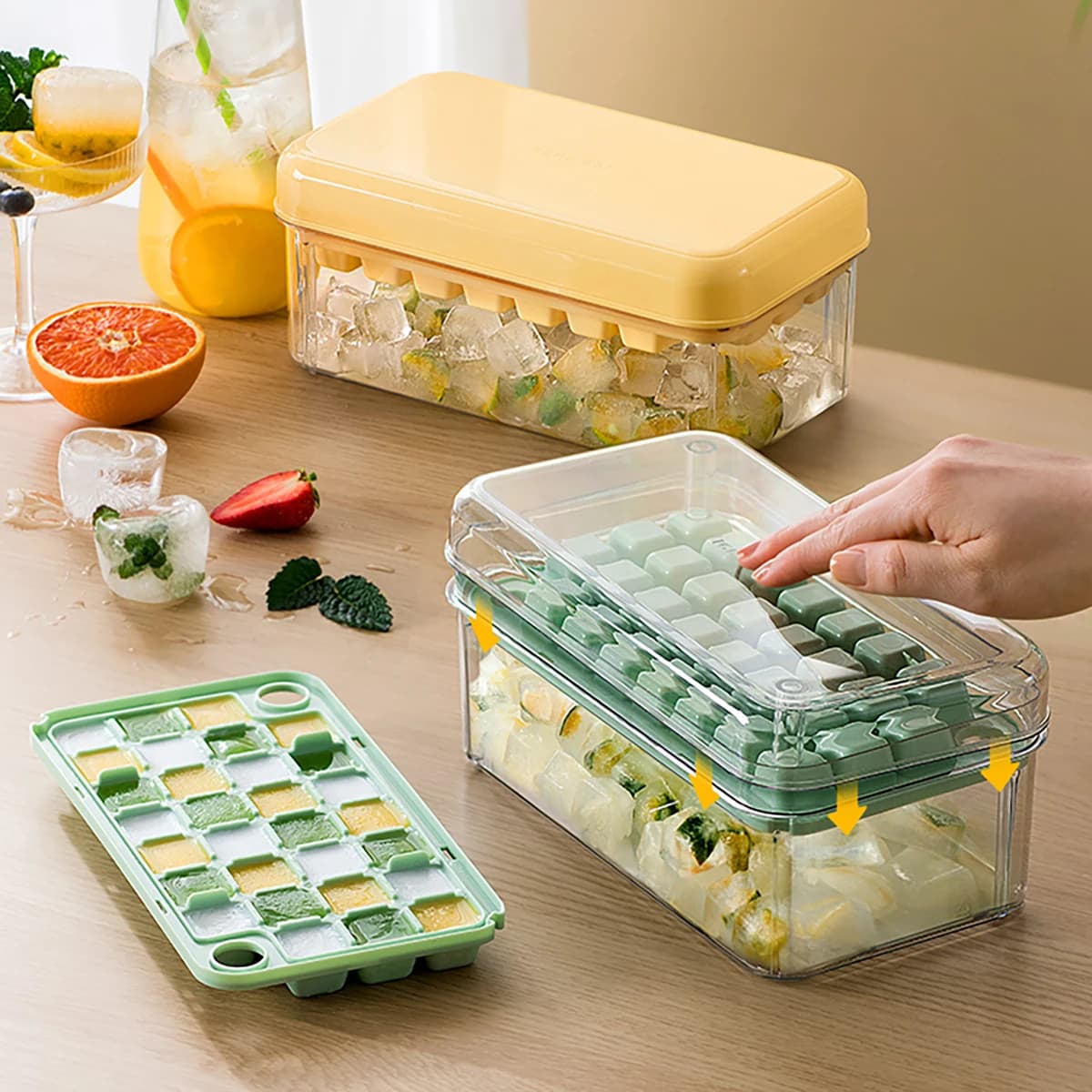 Stampo per il ghiaccio Strumenti per il gelato Tipo di pressa Macchina per cubetti di ghiaccio Stampo per la produzione di vassoi per ghiaccio in silicone