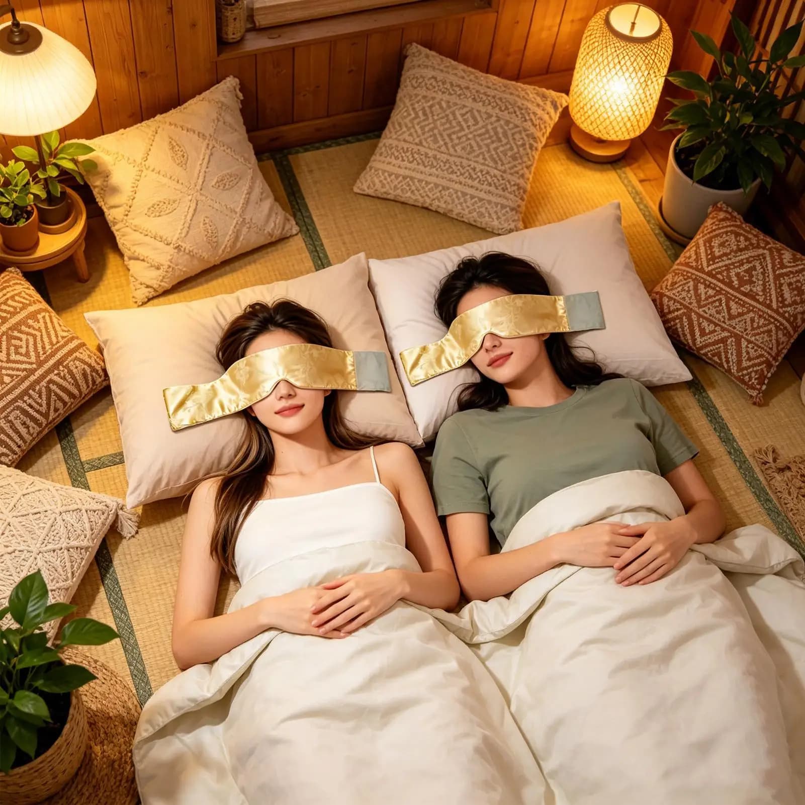 Mascherina per Occhi Ponderata Morbida con Perline Aromaterapiche Rimovibili, Copriocchi Ponderati per Dormire per Uomini e Donne, Casa, Ufficio, Viaggi, Auto