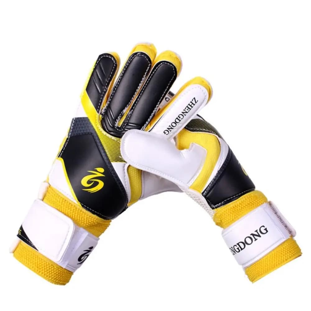 Guanti da portiere professionali Guanti da calcio in lattice spesso impermeabili e antiscivolo resistenti all'usura per bambini e ragazzi