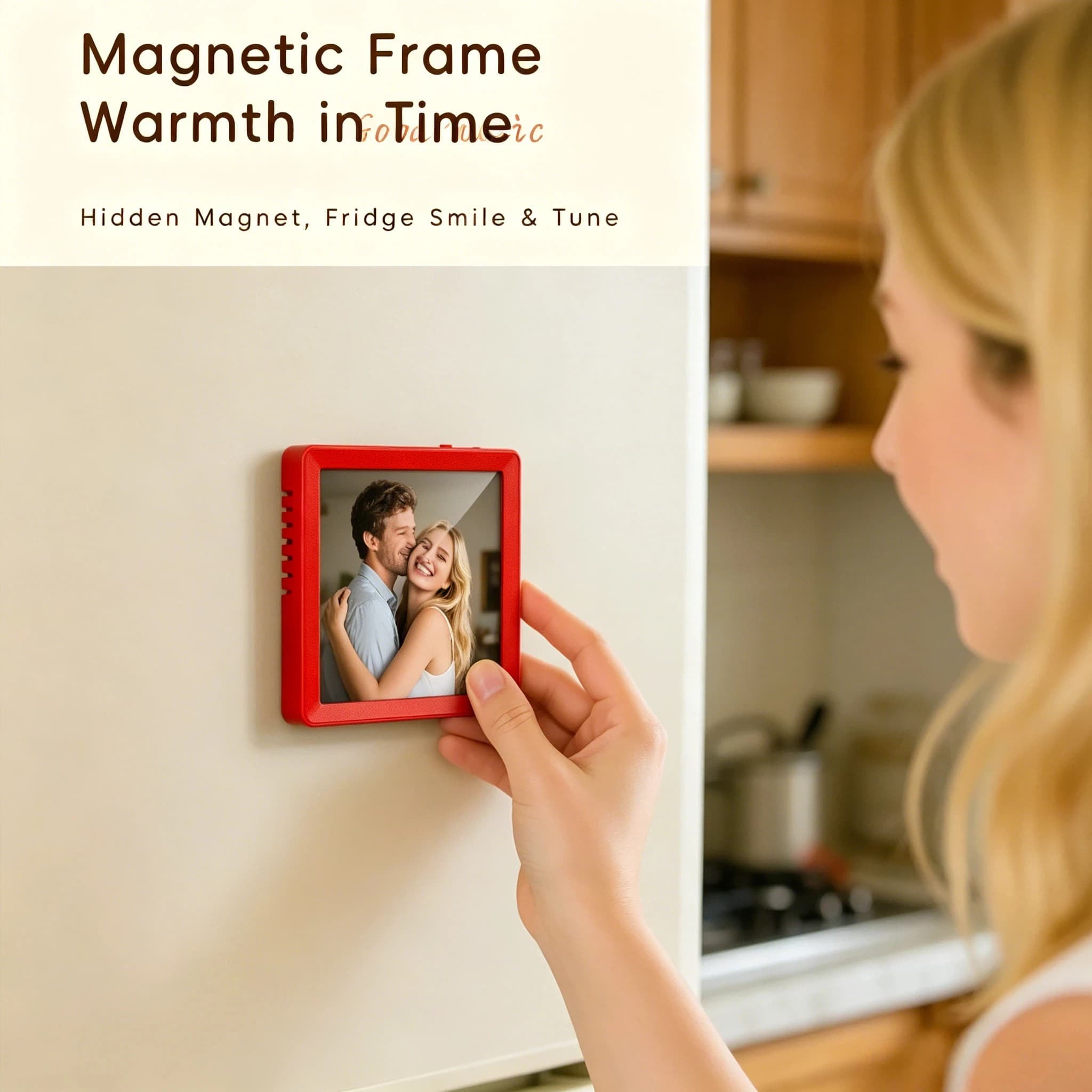 4" Digital Photo Frame Bluetooth Speaker, TF Card Music & Recording, Portable Electronic Album, Ideal Gift for All Occasions