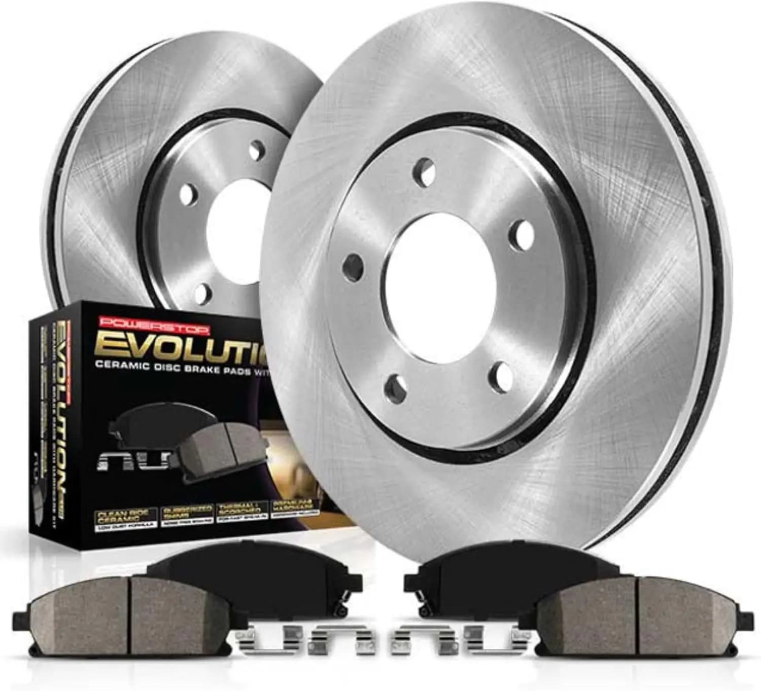 Kit freno anteriore con rotori e pastiglie in ceramica per modelli Audi Q3, VW Passat, Volkswagen Tiguan