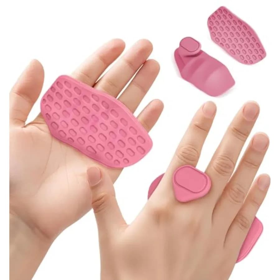 Anti-Slip Workout Grips, Gym Grips Weight Lifting Grips Pads, Ergonomics Weight Lifting Gloves for Men Women Deadlift, Fitness