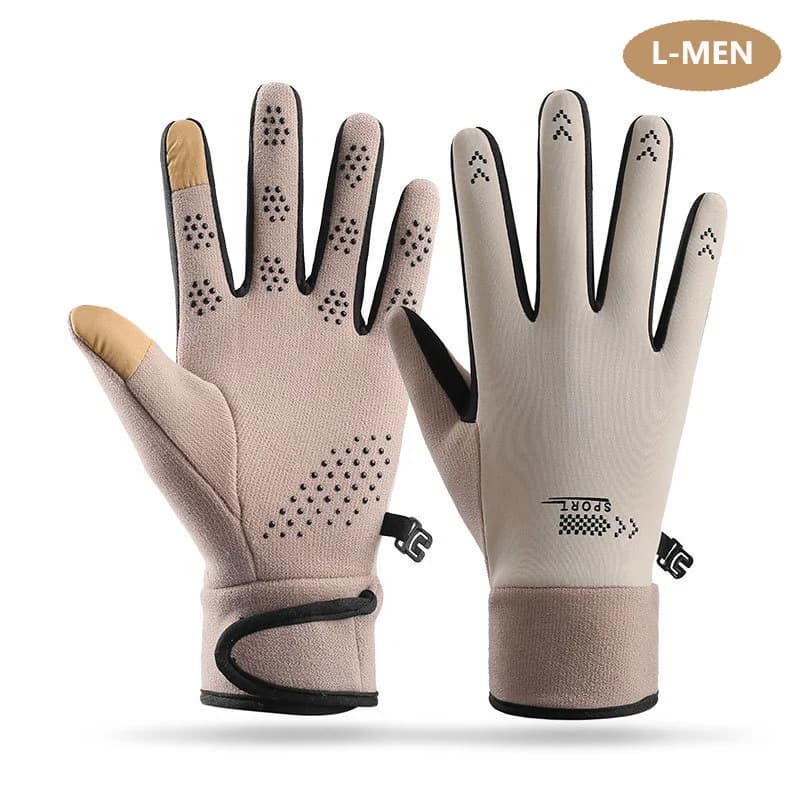 Guanti caldi invernali per coppia, touchscreen antivento Sport Pesca Guida Moto Sci Guanti da ciclismo caldi antiscivolo