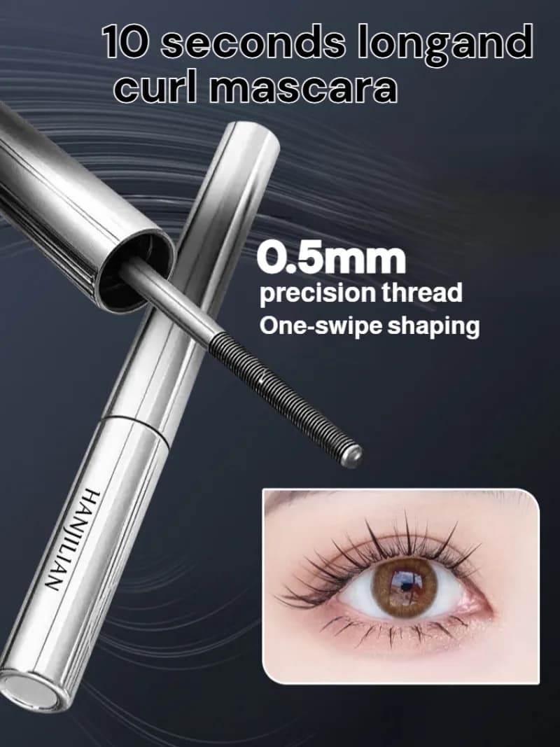 Mascara Impermeabile a Lunga Durata per Ciglia Lunghe e Naturali 3D, Resistente al Sudore e alle Sbavature, Cosmetico per Ciglia Best Seller