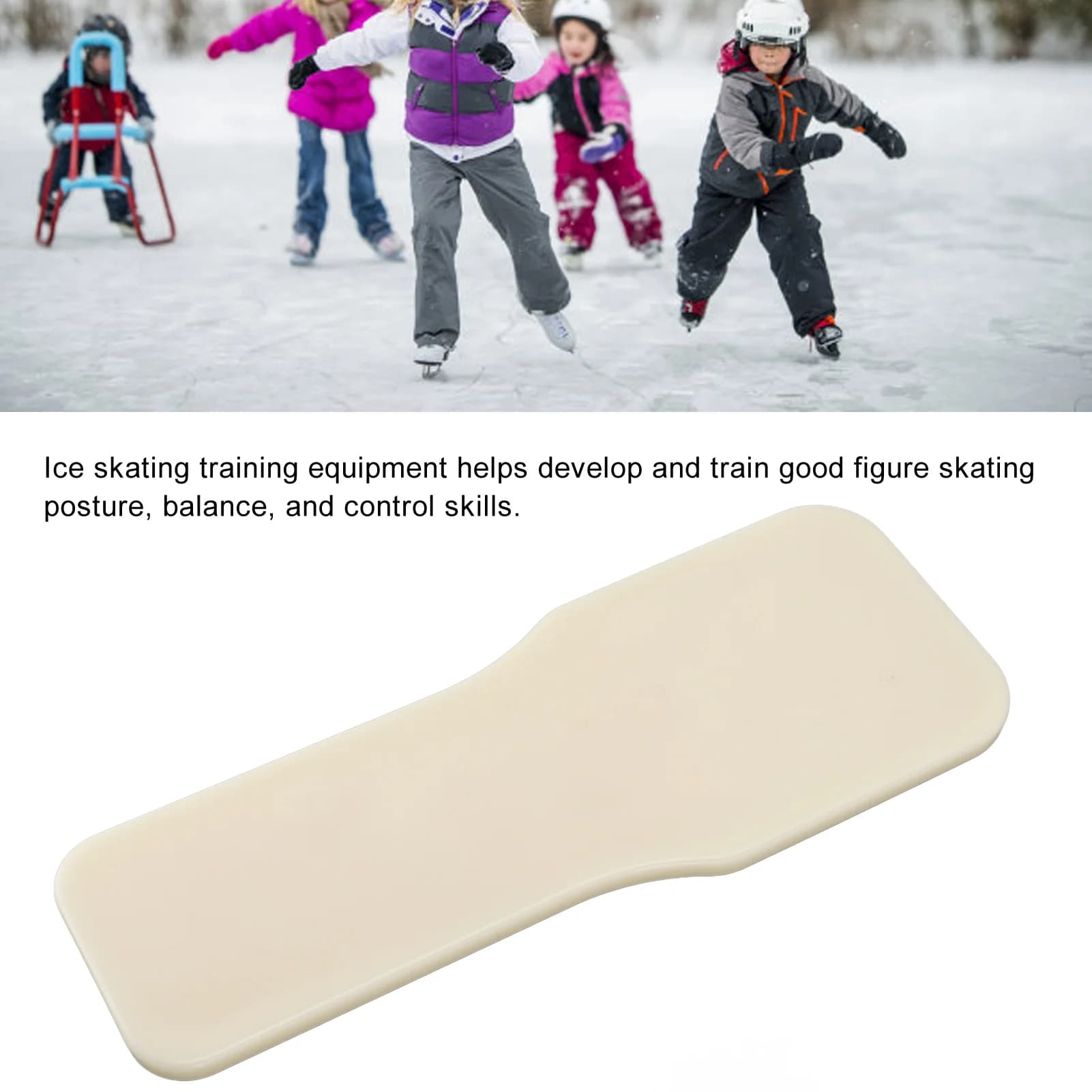 Tavola per pratica di pattinaggio di figura Tavola per pratica di pattinaggio di figura Tavola girevole leggera per pattinaggio su ghiaccio Dispositivo per allenamento in plastica