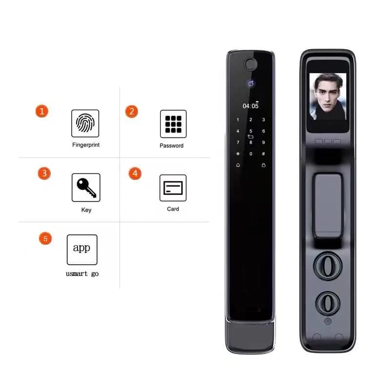 Eiysie Smart Lock ad alta sicurezza con fotocamera Usmart Go App Wifi Serratura digitale con telecomando