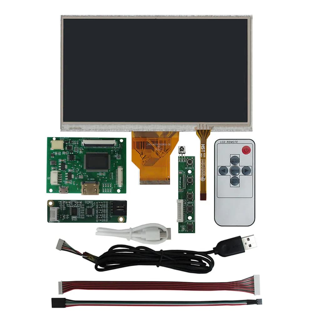 Kit touchscreen display LCD AT070TN90 da 7 pollici Scheda driver HDMI Supporta monitor fai da te Raspberry Pi/PC
