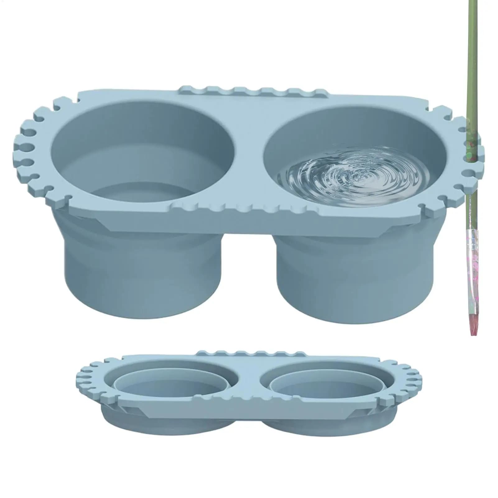 Oil Paint Brush Cleaner Cup Foldable Drawing Supplies Household Watercolor Rinser for Artists Students Painters Teachers
