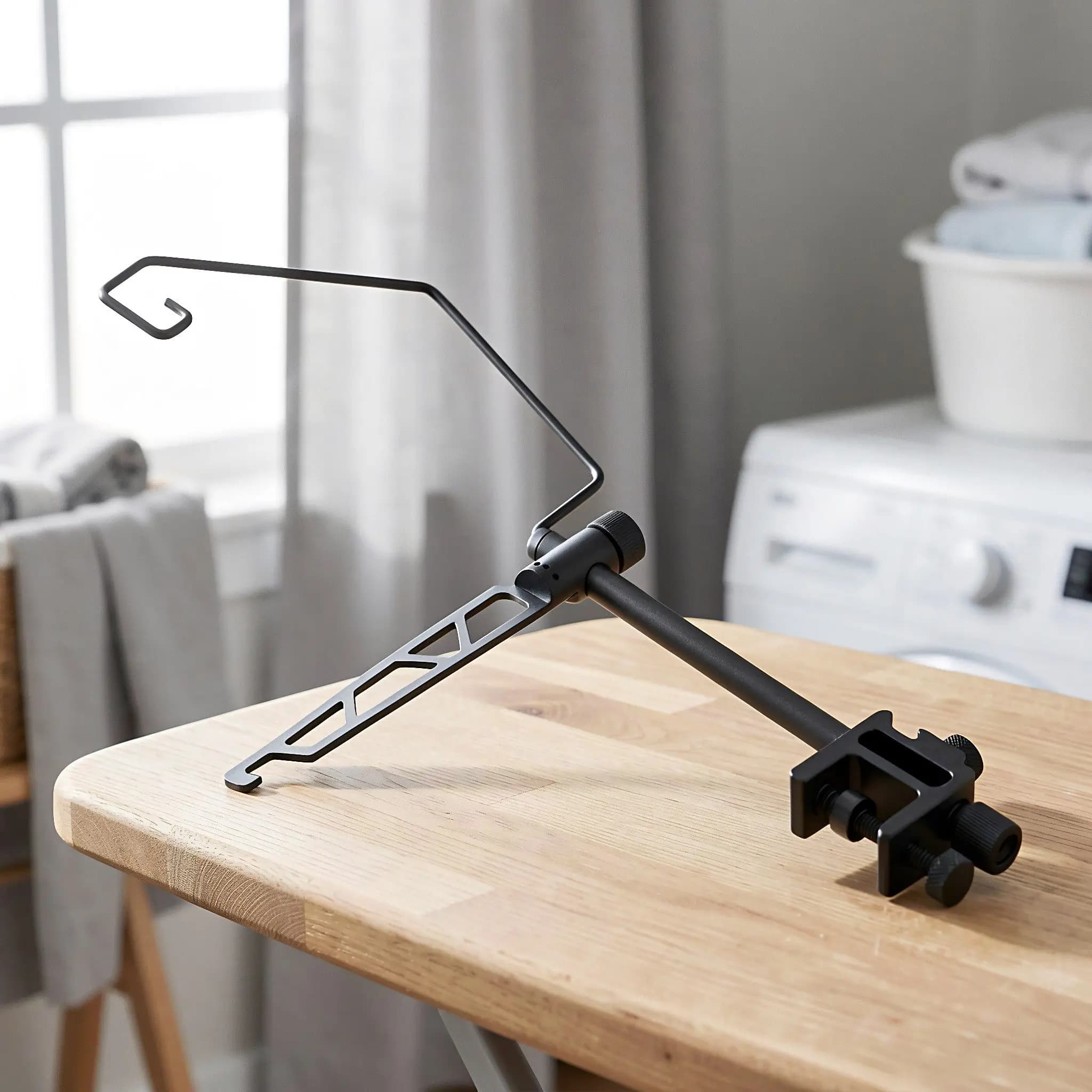 Iron Cord Guide Clamp-on Ironing Board Wire Guide Steam Cable Support Anti Snag Cord Saver Cable Organizer For Laundry Station