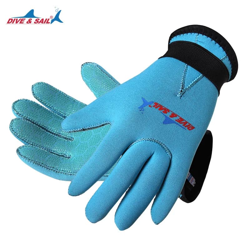 Guanti da surf per bambini da 3 mm Guanti da snorkeling Guanti da nuoto Guanti da sub per muta antiscivolo in neoprene Ragazzi Ragazze