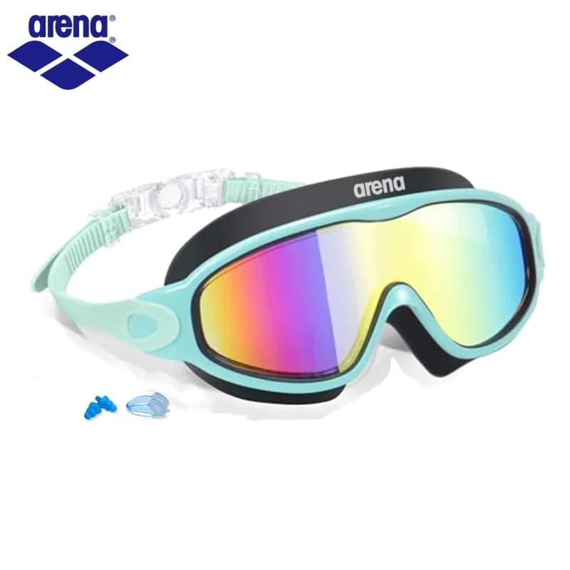 ARENE- Professional swimming glasses anti-fog, with ear plugs, anti-lost UV protection glasses, suitable for men and women
