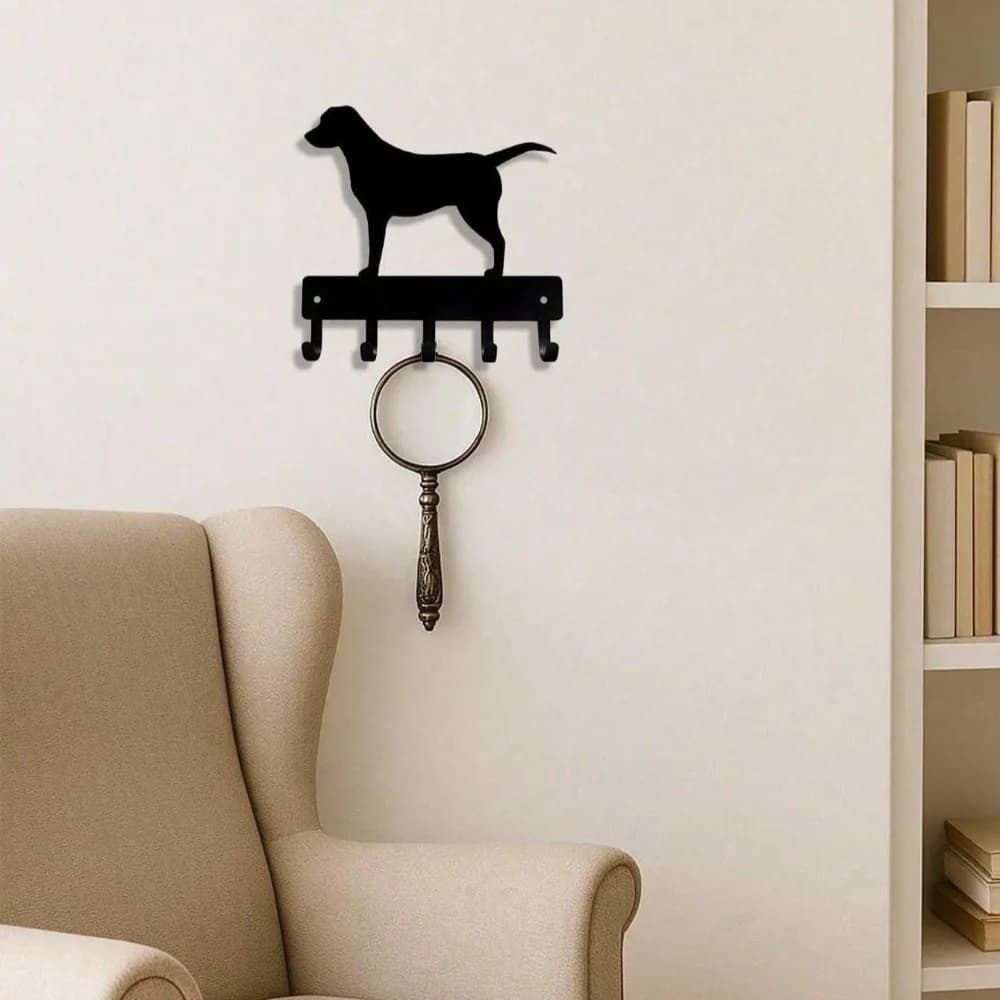 Gancio da parete moderno per cani Paws & Style - Gancio da parete antiruggine e impermeabile, installazione semplice senza foratura