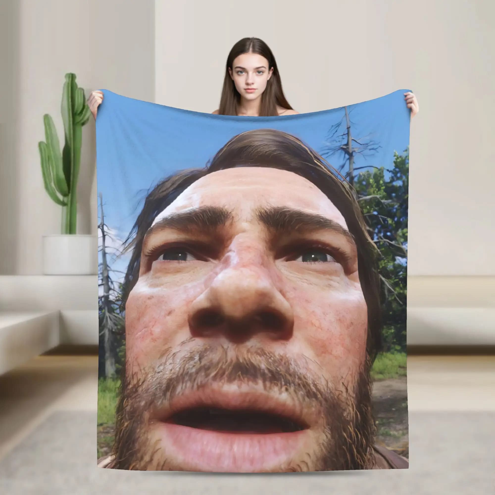 Arthur Morgan Super Soft Blanket Aesthetic Home Decor Flannel Bedspread Sofa Bed Cover