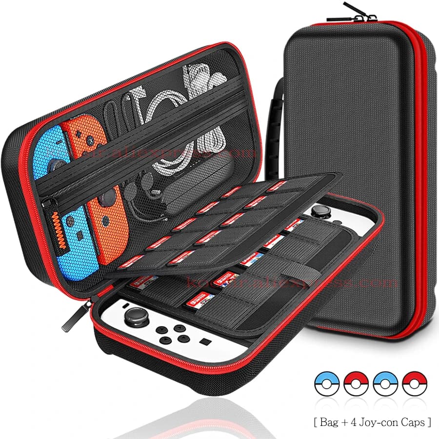 Per Nintendo Switch OLED custodia da trasporto portatile custodia a conchiglia impermeabile custodia rigida per accessori di gioco Nintendoswitch
