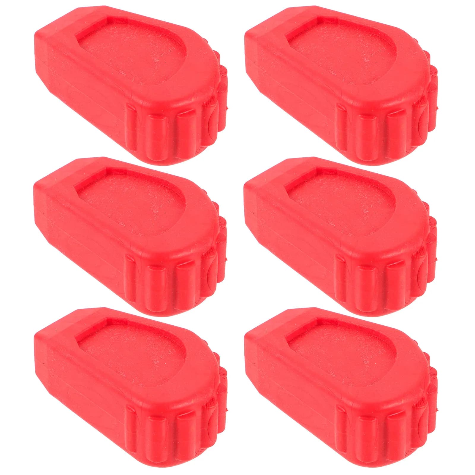Kit di 6 Pezzi Protezioni Antiscivolo per Piedi di Supporto per Batteria, Cuscinetti di Ricambio in Gomma per Gambe