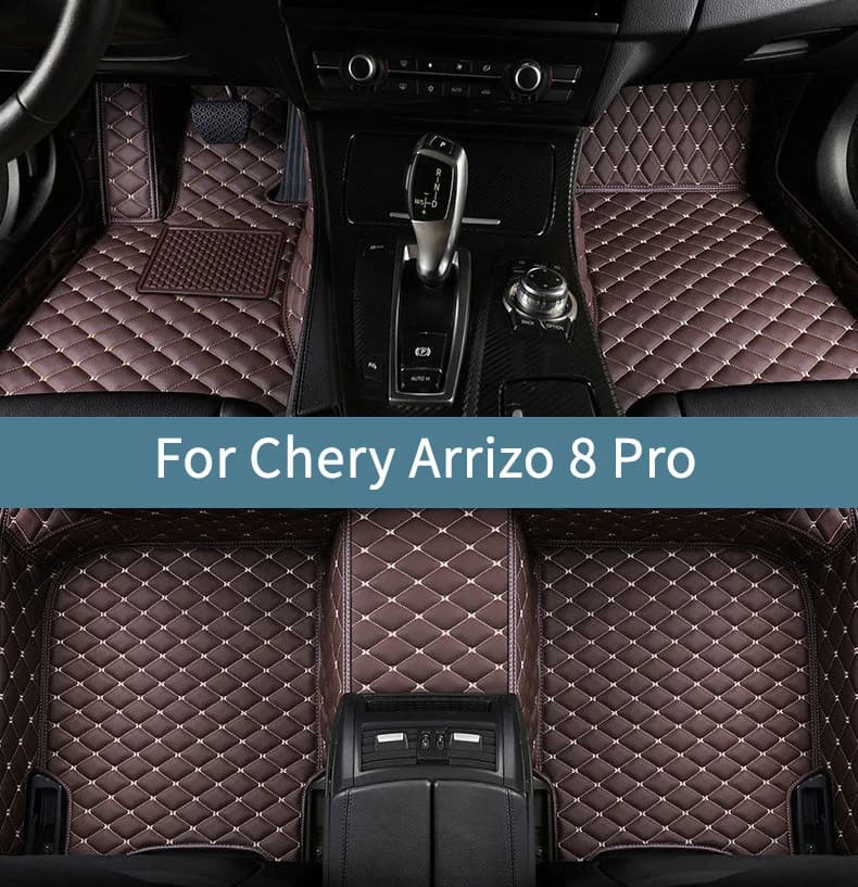 Tappetini per auto per Chery Arrizo 8 Pro 2024 2025 2026 Tappetini per auto Set completo impermeabile per tutte le stagioni