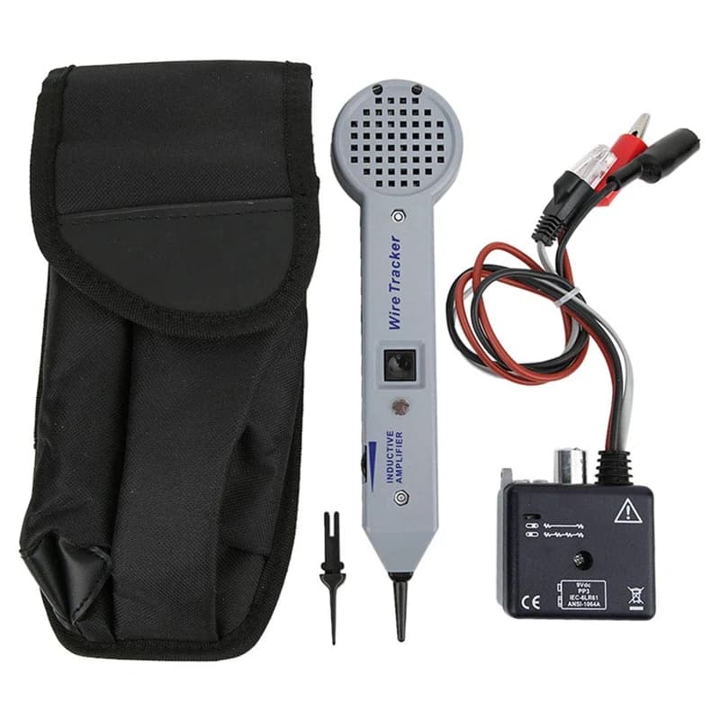AA08I Tester per circuito tracciante per cavi 200EP Generatore di toni per cavi ad alta precisione Amplificatore induttivo e kit sonda con regolazione