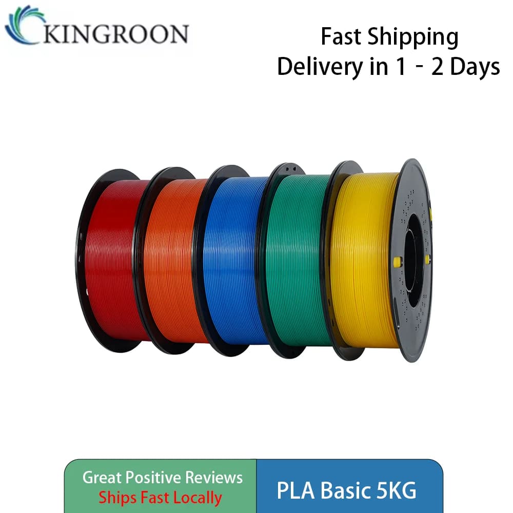 ANYCUBIC 5KG PLA Filament For FDM 3D Printer 1.75mm Eco-friendly 3D Printing Material Failment For Kobra S1C K3C EU US Warehouse