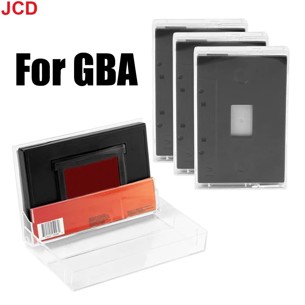 JCD 1pc per scatola di immagazzinaggio cassette GBA per Game Boy Advance custodia protettiva per raccolta di carte da gioco