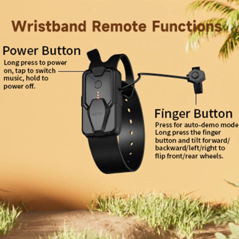 Dinosauro RC Fuoristrada a 8 Ruote con Controllo Vocale e Sensore Smart Watch, 2.4G 4WD, Spray con Un Tasto, Musica e Luci