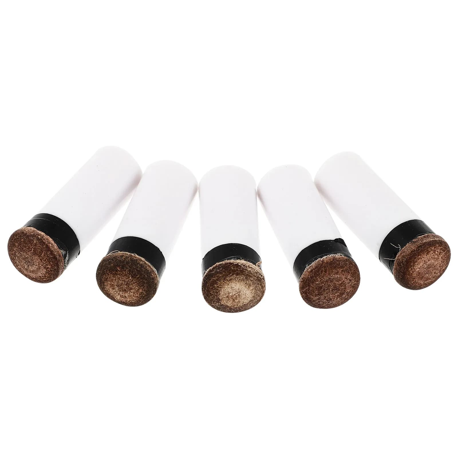 5Pcs Cue Tips Professional Plastic Screw-on Replacement Tips for Pool Billiard Cues Stick Ferrules Accessory Billiard Accessory