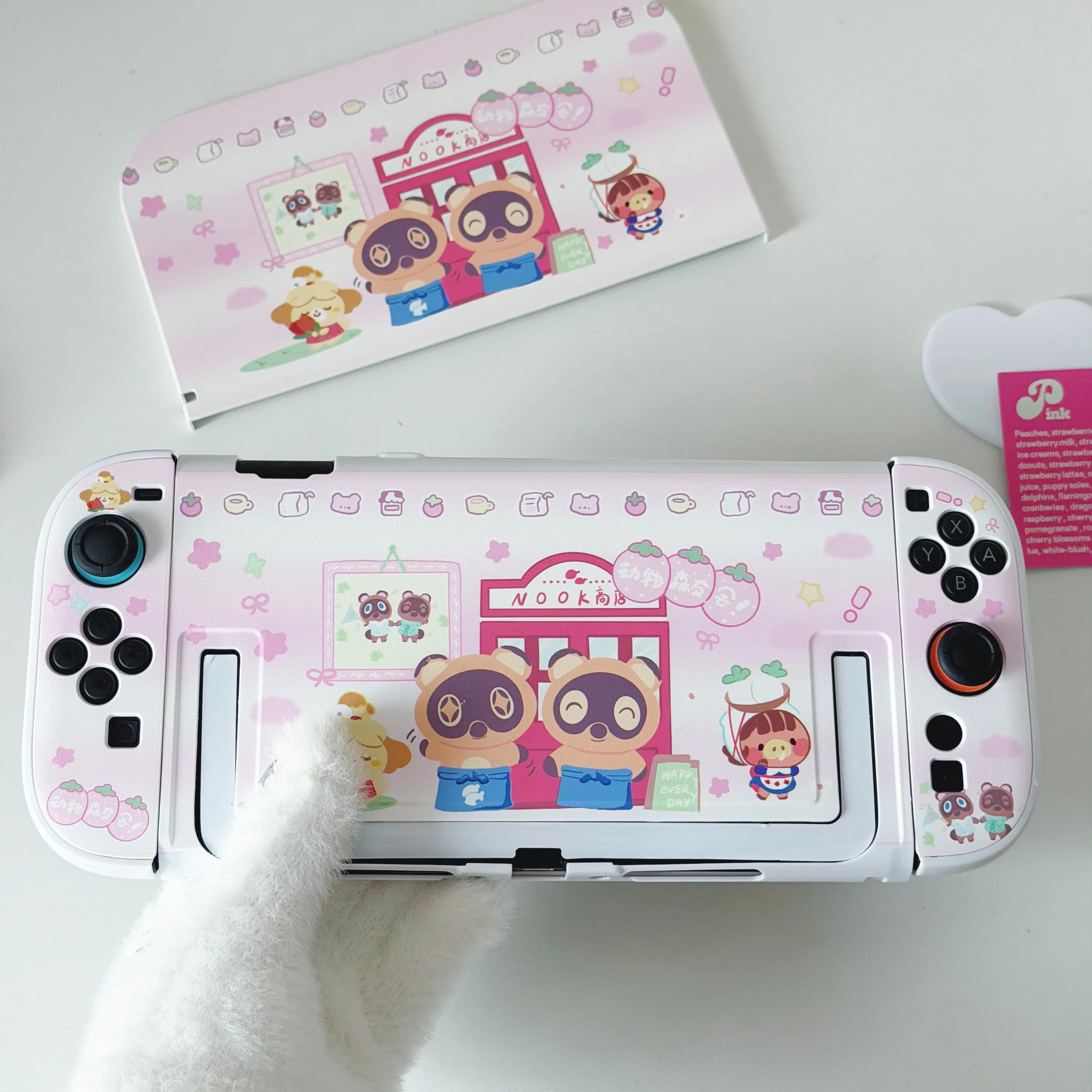 Custodia Cartoon per Nintendo Switch 2/OLED Joy-Con Controller, Custodia Rigida Staccabile per Joy-Con, Accessori Gaming