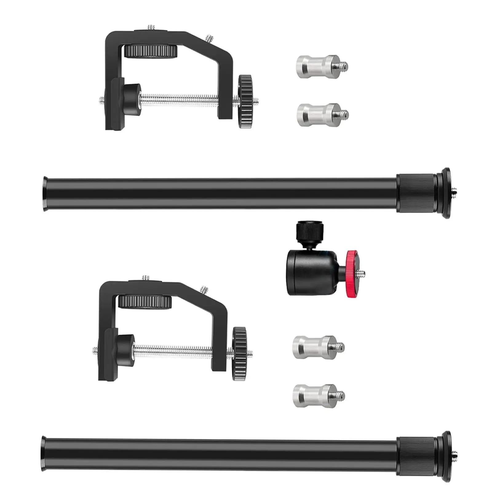 Desk Mounting Stand, 13"-23.6" Adjustable Tabletop 1/4" Screw , Video Light, DSLR, Action Camera