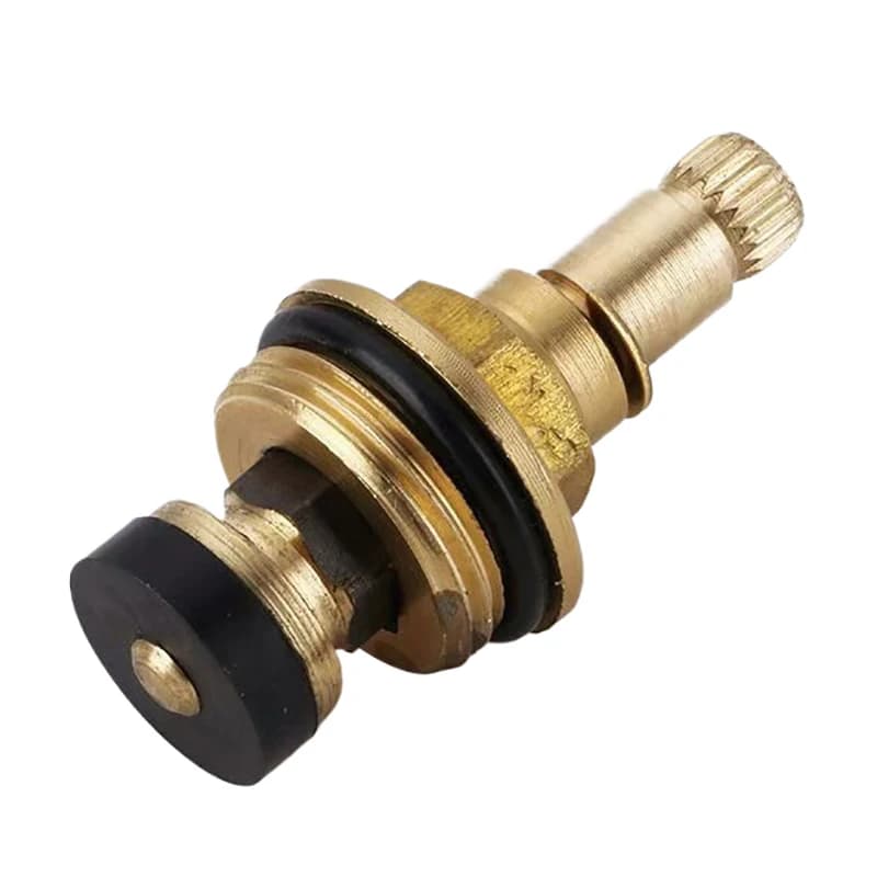 1pc Brass Slow Opening Spool Faucet Hot And Cold Water Spool G1/2 Kitchen Sink Mixer Tap Stream Sprayer Head Yellow Mixer Tap