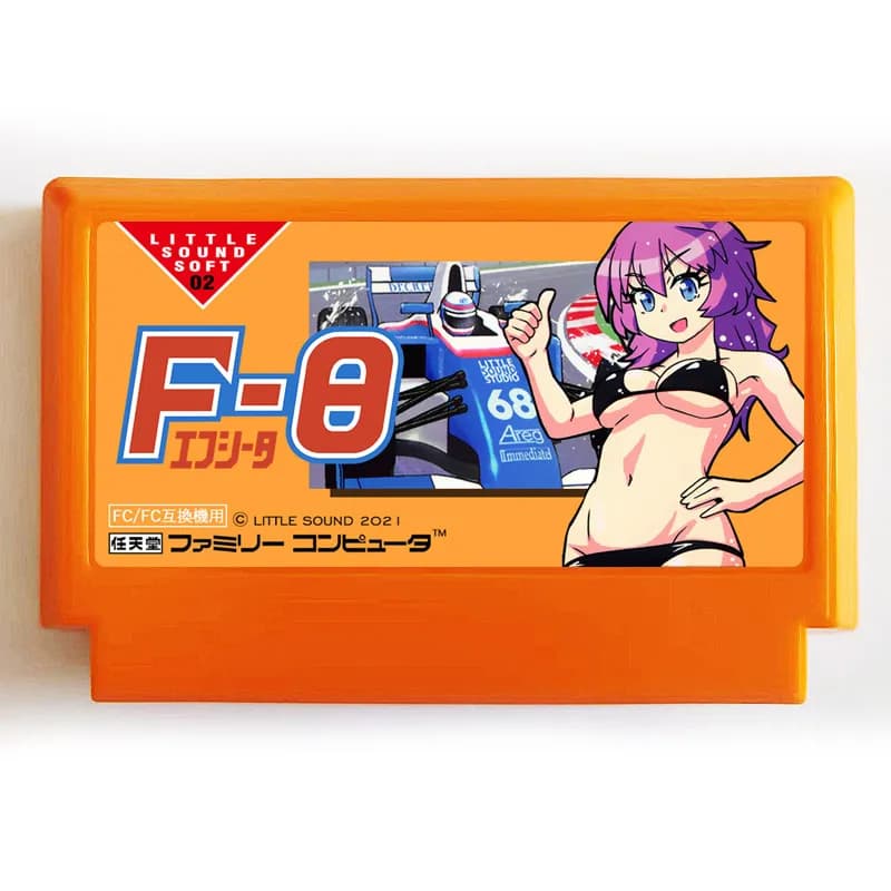 Cartuccia di gioco F-Theta per Console FC 60pin scheda per videogiochi a 8 Bit