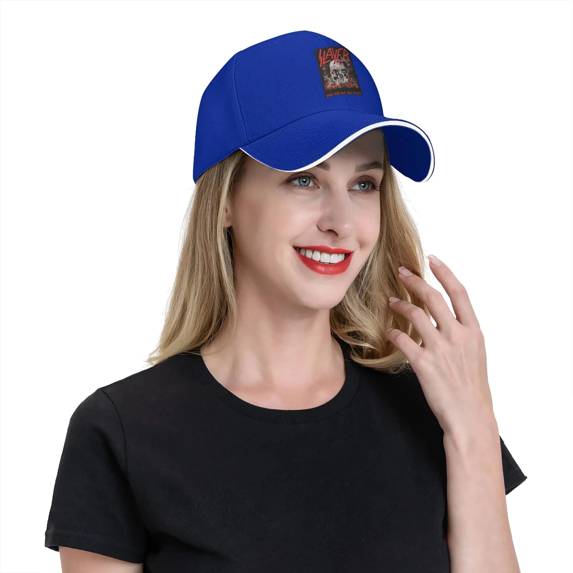 South Of Heaven Slayer Cap Fashion Baseball Caps Adjustable Hat Hip Hop Summer Unisex Baseball Hats Customizable Polychromatic