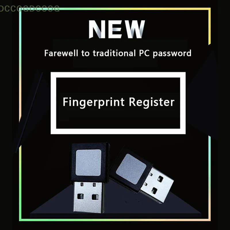 Lettore di impronte digitali USB Smart ID per blocco di accesso senza password Windows 10 32/64 bit