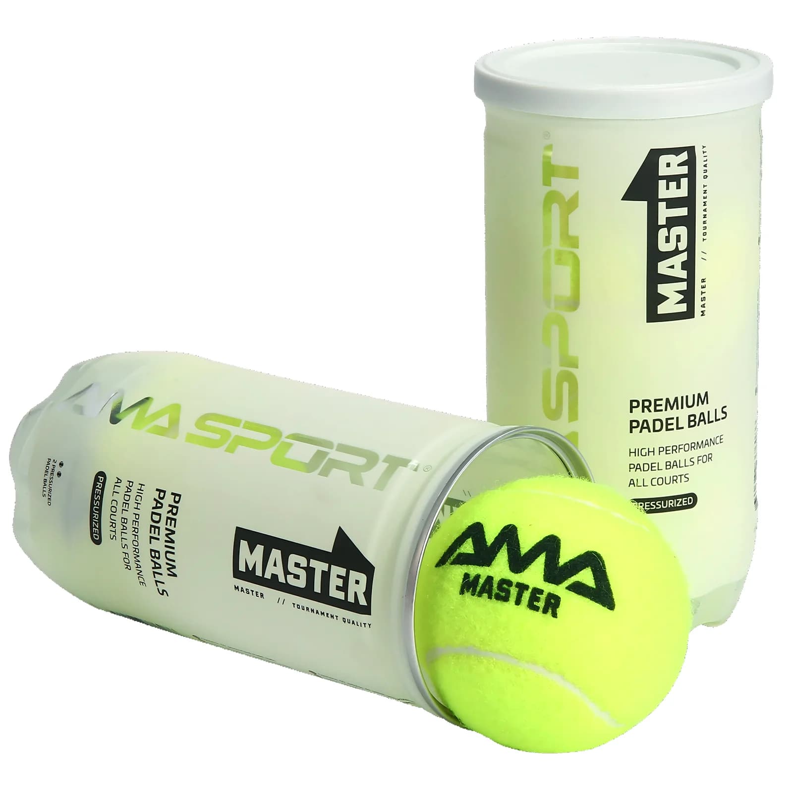AMASPORT 2Balls/Can Paddle Tennis Ball 20% Wool More Durable Training Tennis Ball 2 Colors Available Outdoor Paddle Tennis Play