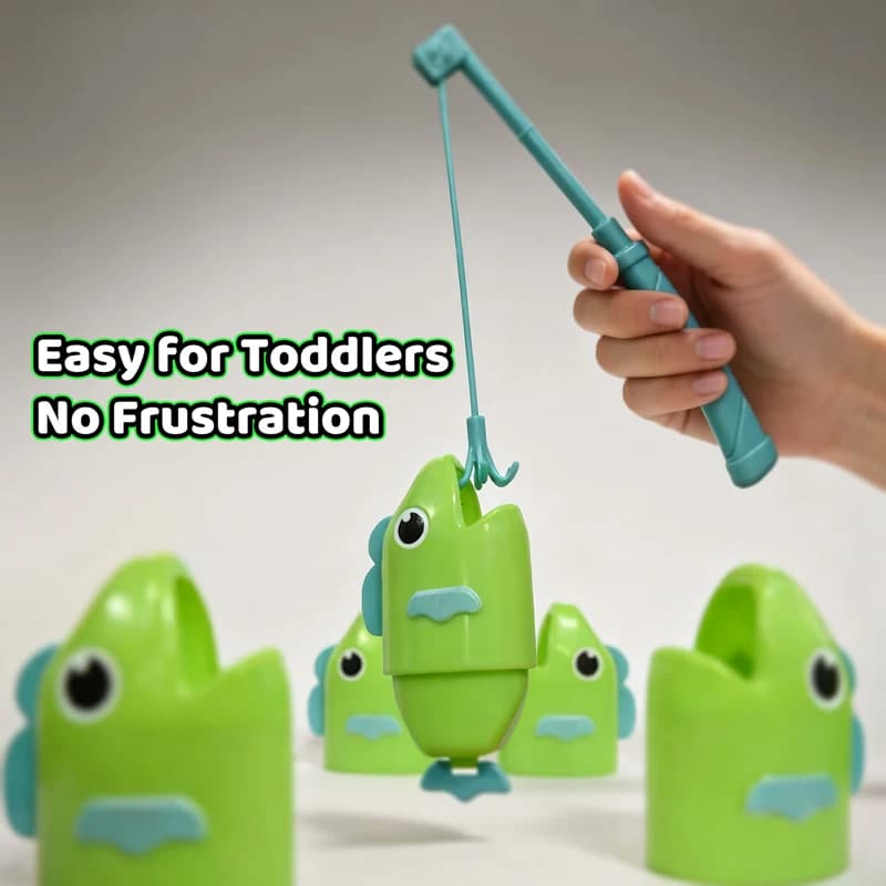 Funny Telescoping Fishing Toy Party competition game 2 people fishing than the size of the battle Simulation Fishing Game Toys