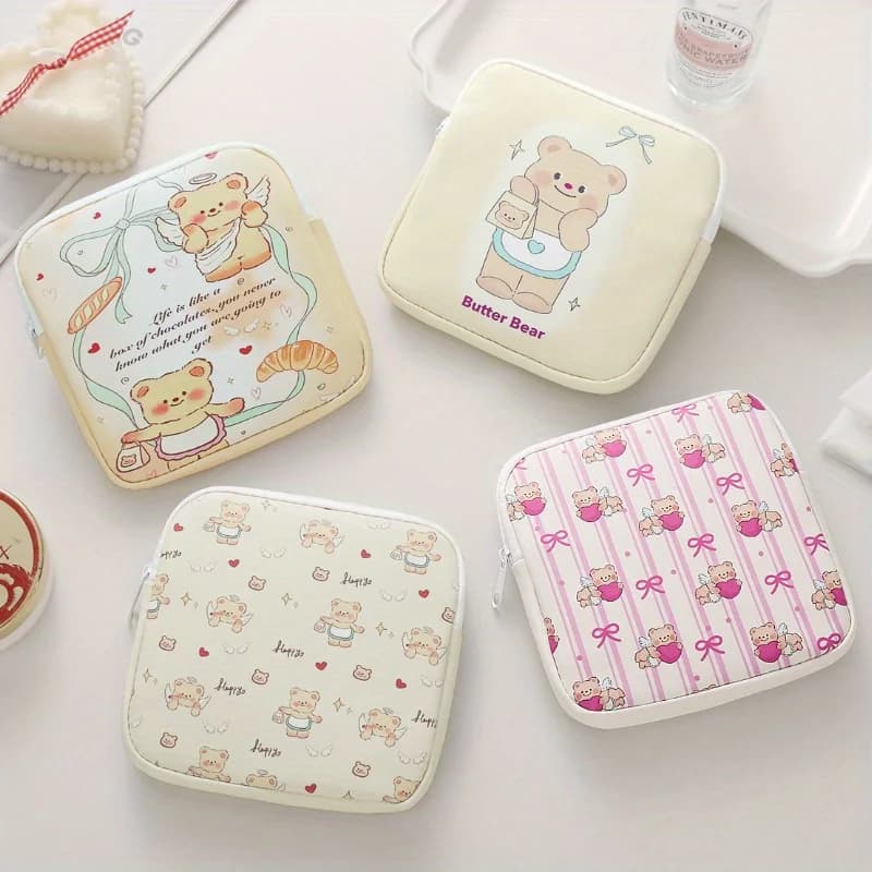 Portable Sanitary Napkin Storage Bag - Perfect for Cosmetics,Sanitary Napkins, Lipstick Bags, Change Bags,Portable Storage Bags