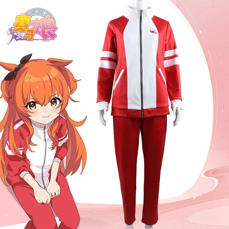 Costume Cosplay Anime Pretty Derby, Uniforme Scolastica Umamusume, Giacca Sportiva, T-shirt, Pantaloni, Costumi da Donna per Halloween