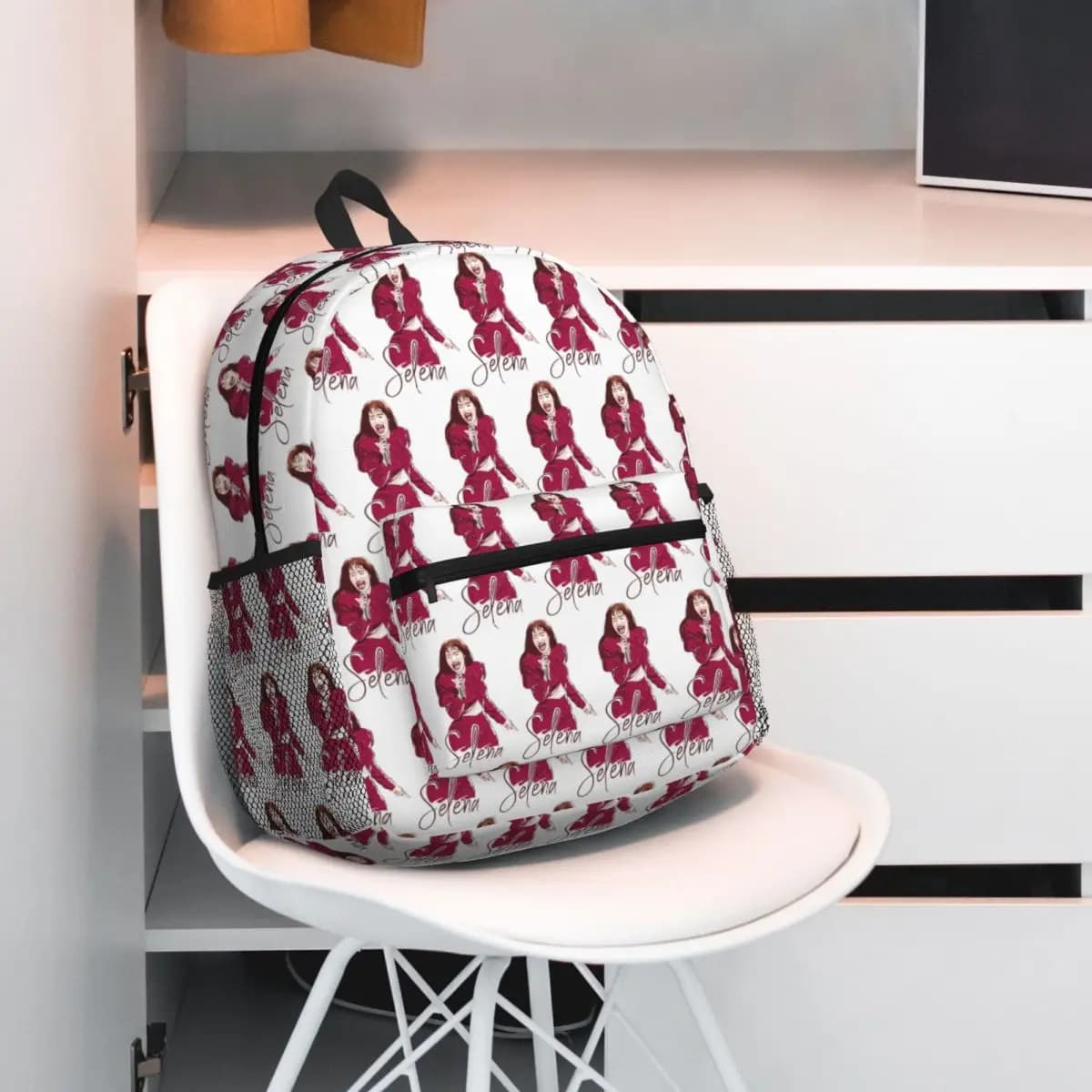 Selena Quintanilla Sakura Zaino per studenti Borsa da scuola Zaino da viaggio per escursionismo per uomo Donna Borse a tracolla per libri alla moda
