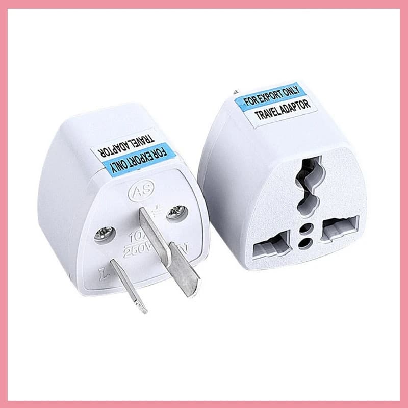 EU UK US Plug Adapter Australia Italy Germany Universal Travel Adapter AC Converter Power Charger Socket Electrical Outlet B6