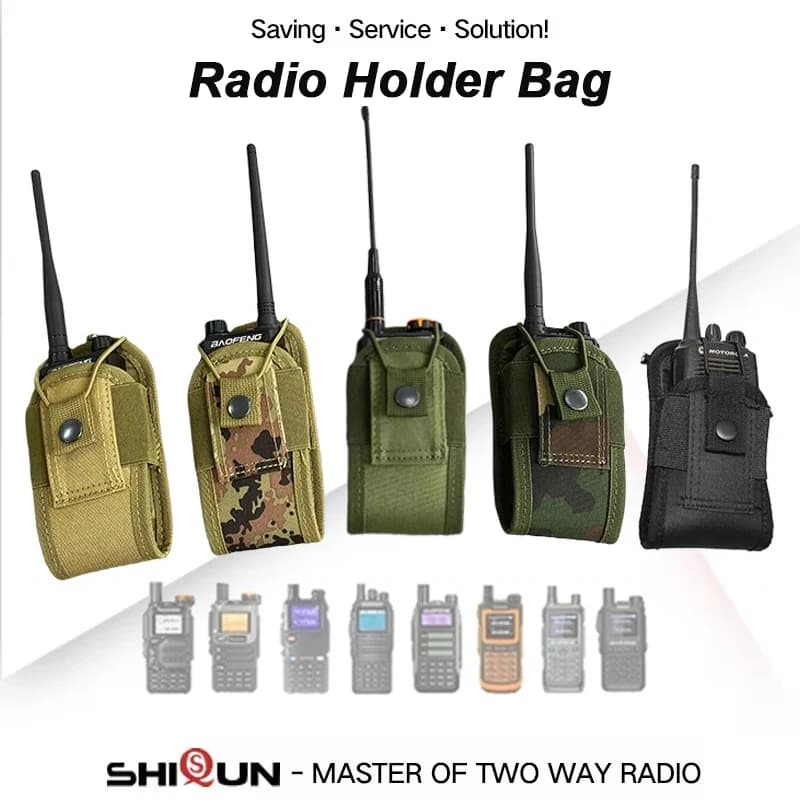 MSC 20H Tactical Molle palmare Radio Pouch marsupio tasca portatile Ham Radio fondina borsa colorata 5R accessori Radio