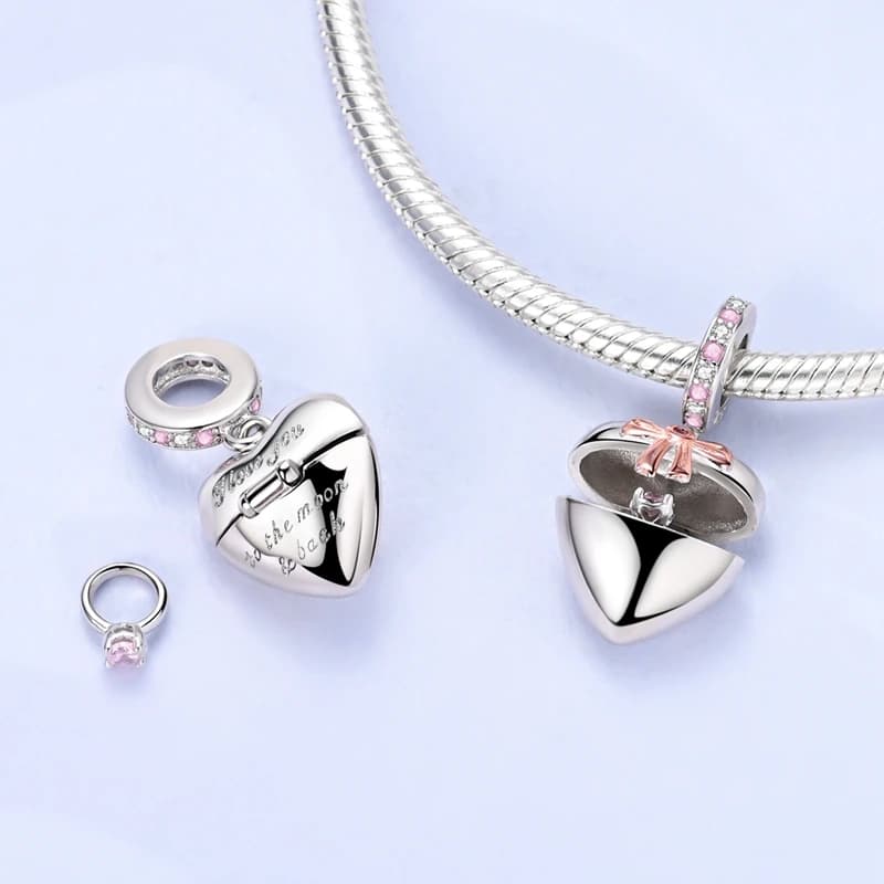 925 Sterling Silver Infinite Love Charms Bead Colorful Zirconium Notes Dangle Fit Original Bracelet DIY Women Jewelry