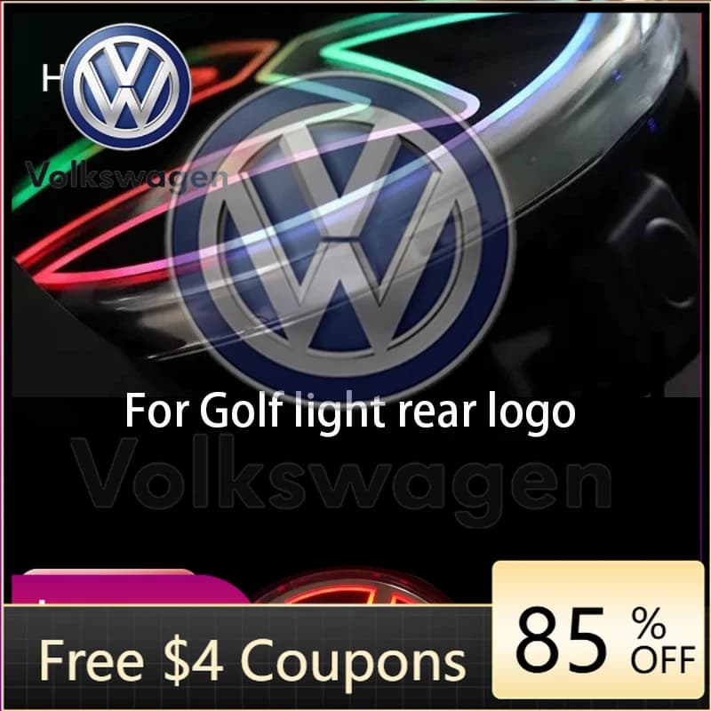 Car Sticker For VOLKSWAGEN VW Does Not Affect The Camera Light Up Rear Emblem For Volkswagen Golf 6 / Golf 7 / Golf 7.5
