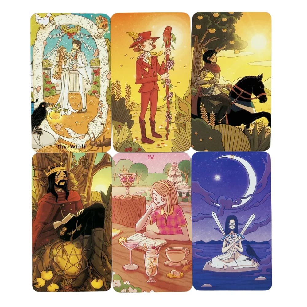 The Land Of Stories Tarot Cards A 78 Deck Oracle English Visions Divination Edition Borad Playing Games