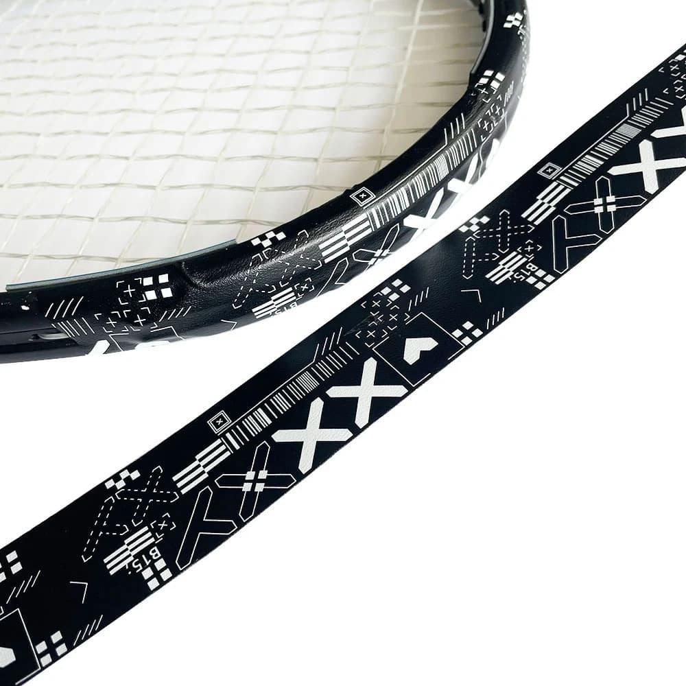 -[Cilae-17R] 5M Printing Tennis Racket Frame Protector Dedicated Padel Racket Protector To Reduce The Impact And Friction Sticke