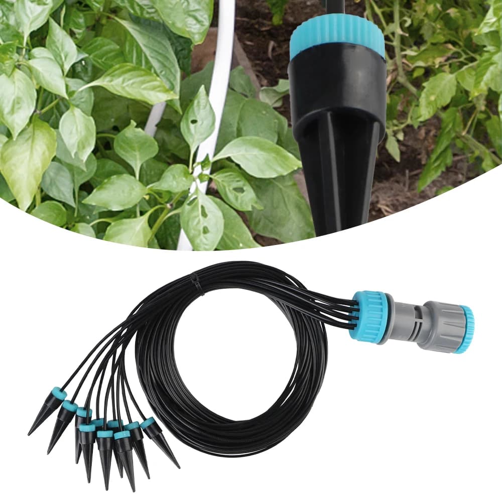 Kit Gocciolatori Automatici a Freccia, Dispositivo di Irrigazione Automatica, Strumenti per Irrigazione Piante, Kit per Piantumazione Semplificata, Irrigazione Fiori da Giardino