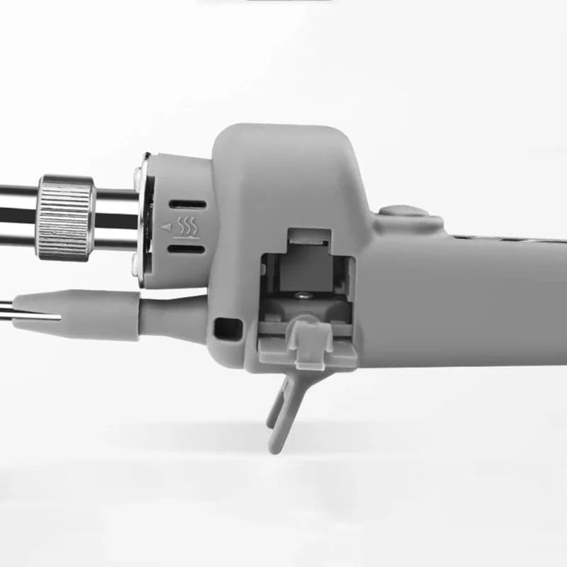 Nucleo riscaldante in ceramica a riscaldamento rapido 200W 200-650 ℃ - Pistola per saldatore portatile AC 220V con supporto