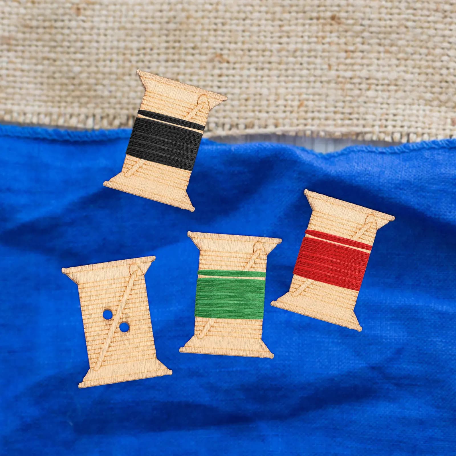 50 Pezzi Bobine in Legno per Filati, Grandi Bobine per Tessitura, Lavoro a Maglia, Cucito, Punto Croce, Organizzatore per Bobine