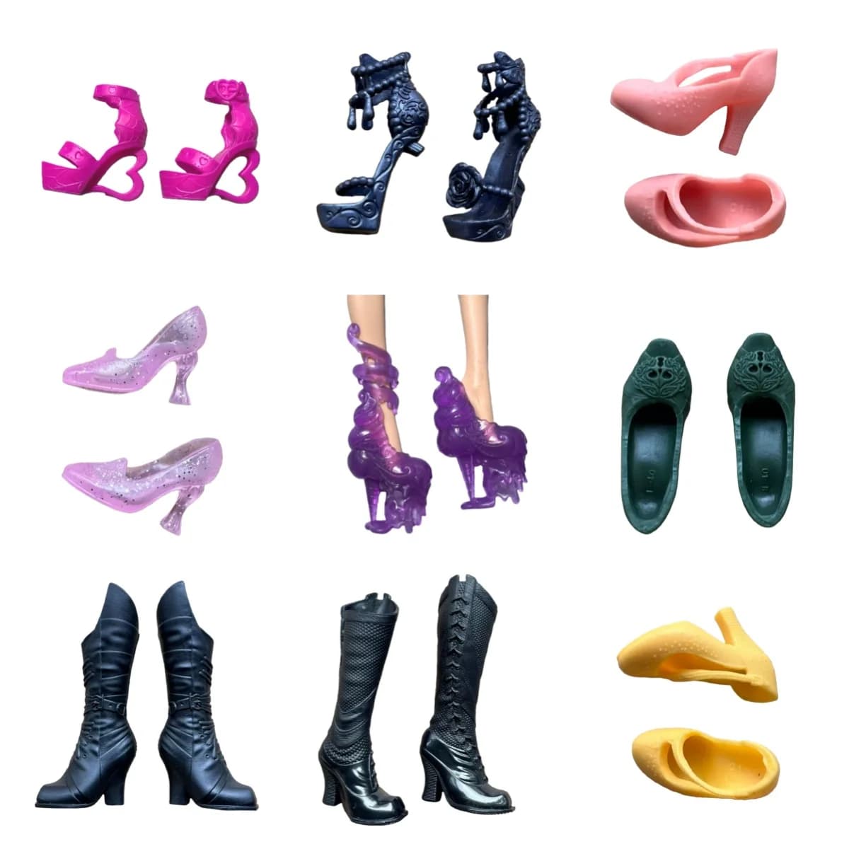 Scarpe, Stivali e Sandali per Bambole 1/6, Accessori DIY per Vestire, Parti Uniche e Personalizzate per Bambole Femminili