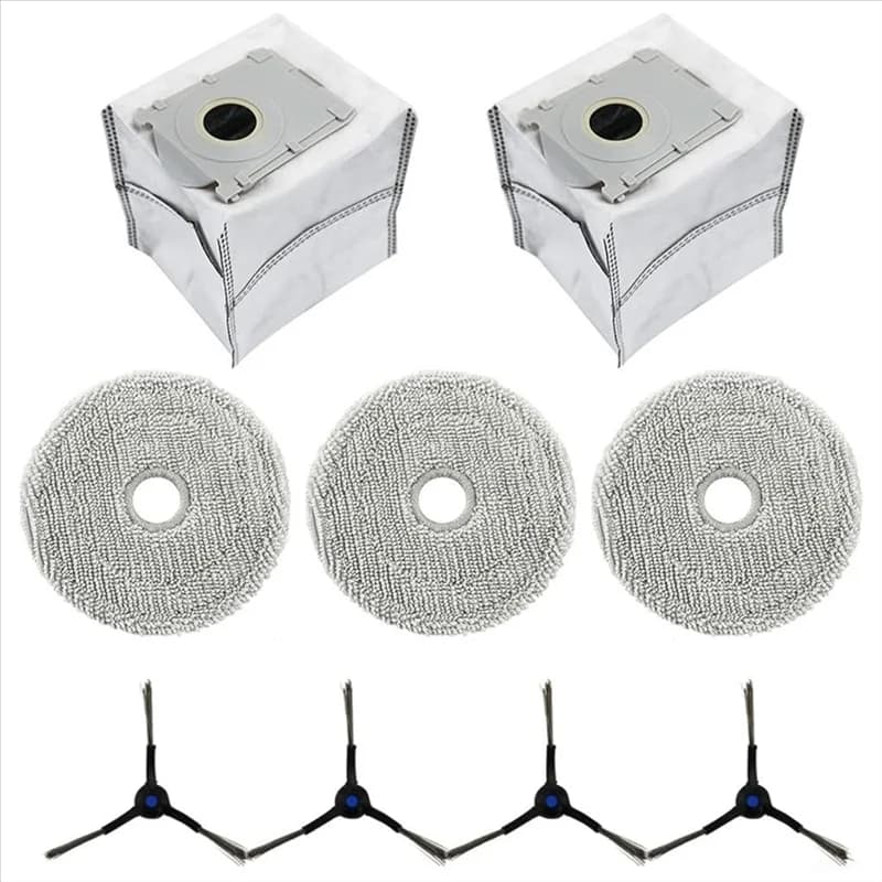 A61I Replacement Parts Accessories Dust Bags Side Brushes Mop Cloth For Ecovacs Deebot Mini Robot Vacuum Cleaners