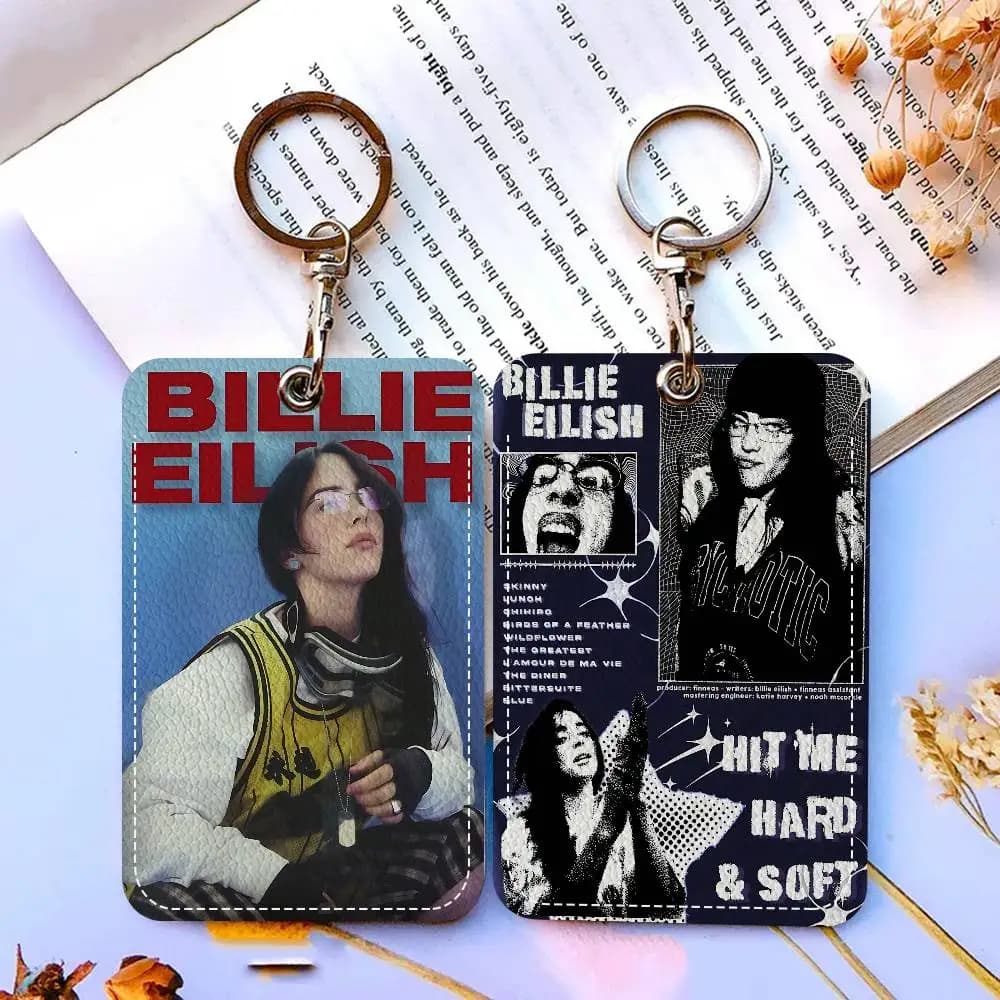 Vintage B-BillieS 'Hit Me Hard And Soft' Keychain, Card holder for Keys, Banking Cards, Bus, ID and Credit Cards
