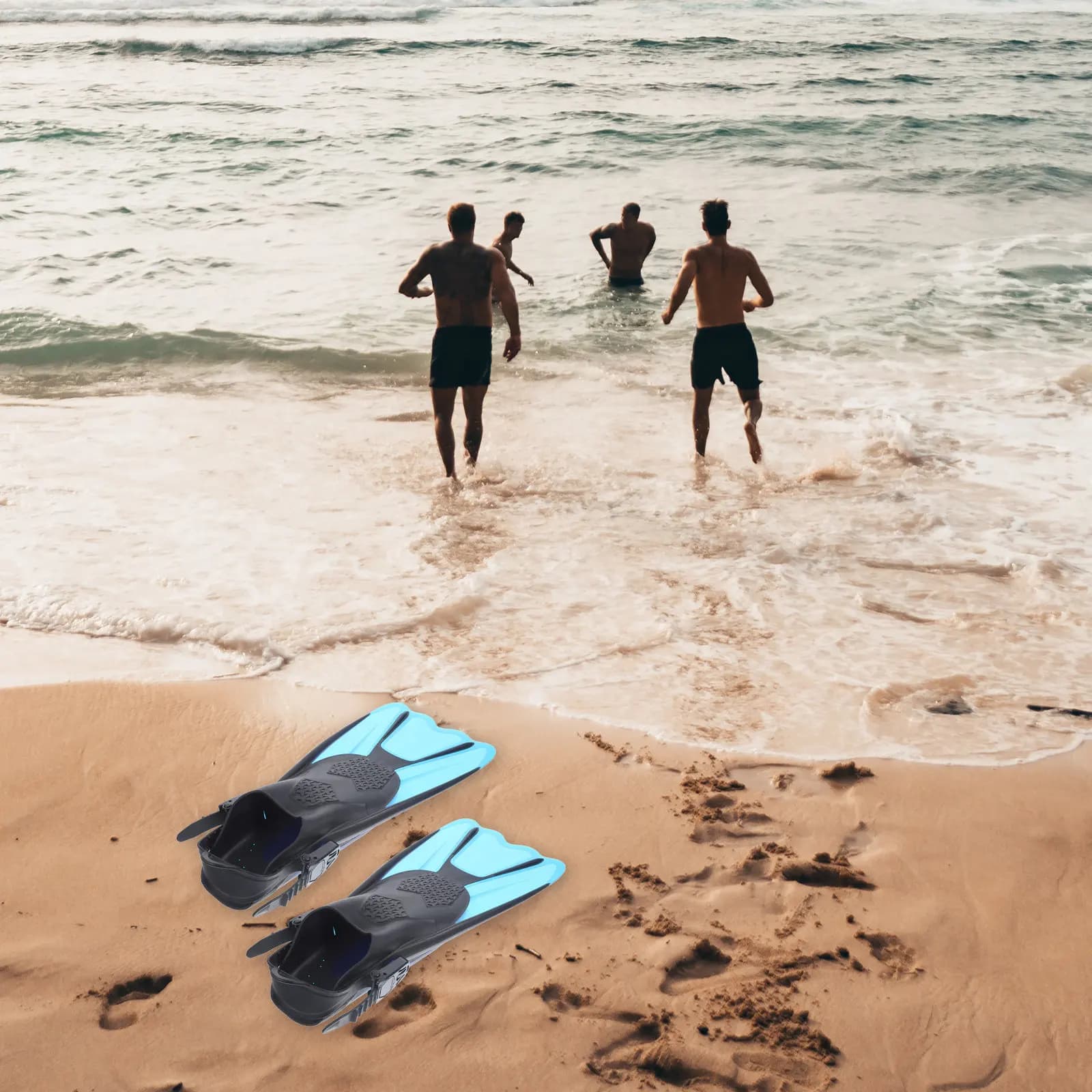 2 Pieces Pine from Snorkeling Compact Travel, to Tallone Open, for Diving and Swimming, Flexible, Compatible with Nudes Feet, in Durable Silicone